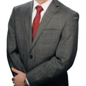 Calvin Klein Suit Wool 36S